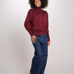 Camicia over collo alto rasato MIL LAU20BIS E14015 milaura 