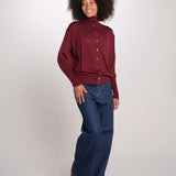 Camicia over collo alto rasato MIL LAU20BIS E14015 milaura 