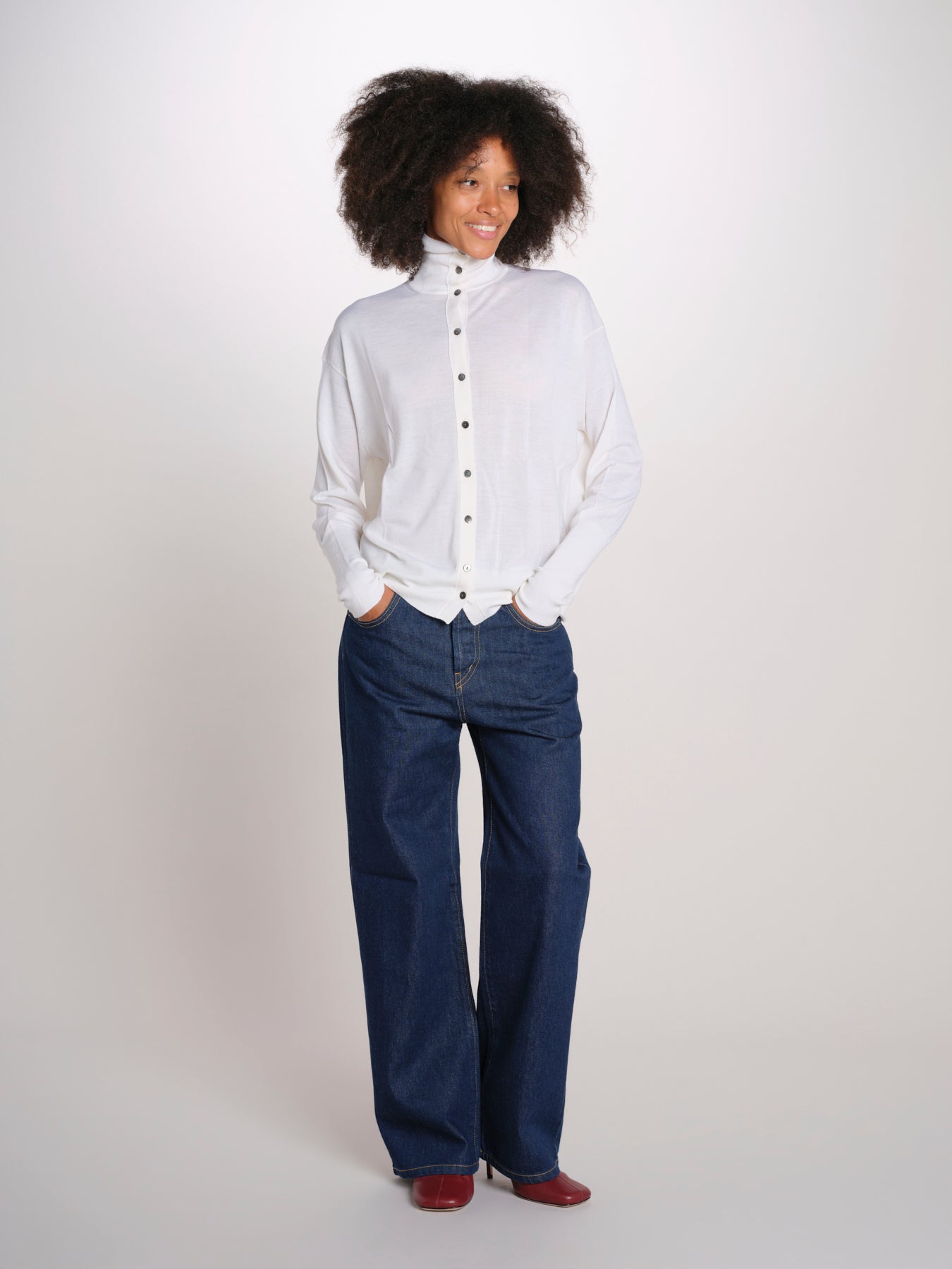 Camicia over collo alto rasato MIL LAU20BIS E14031 milaura 