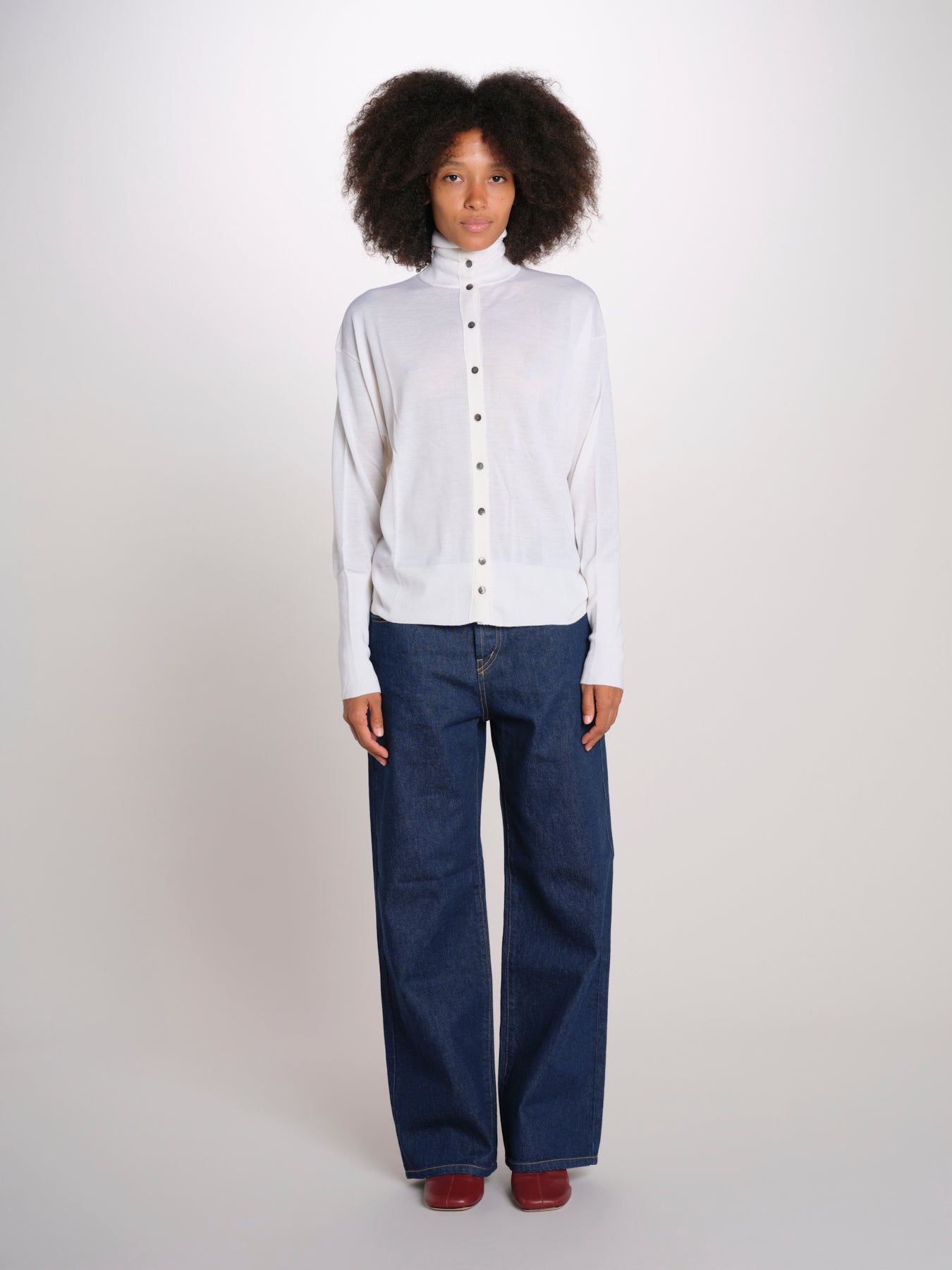 Camicia over collo alto rasato MIL LAU20BIS E14031 milaura 