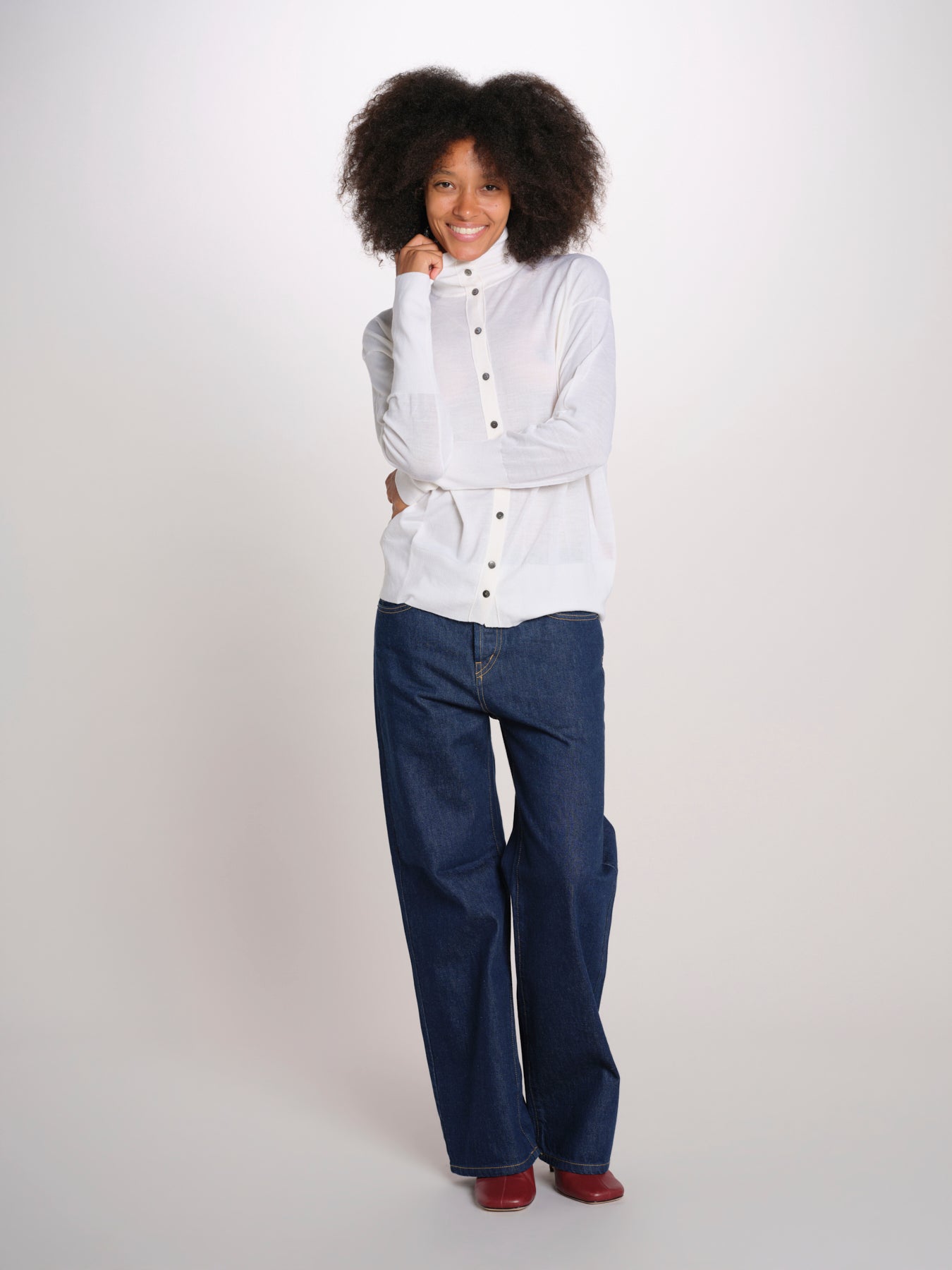 Camicia over collo alto rasato MIL LAU20BIS E14031 milaura 