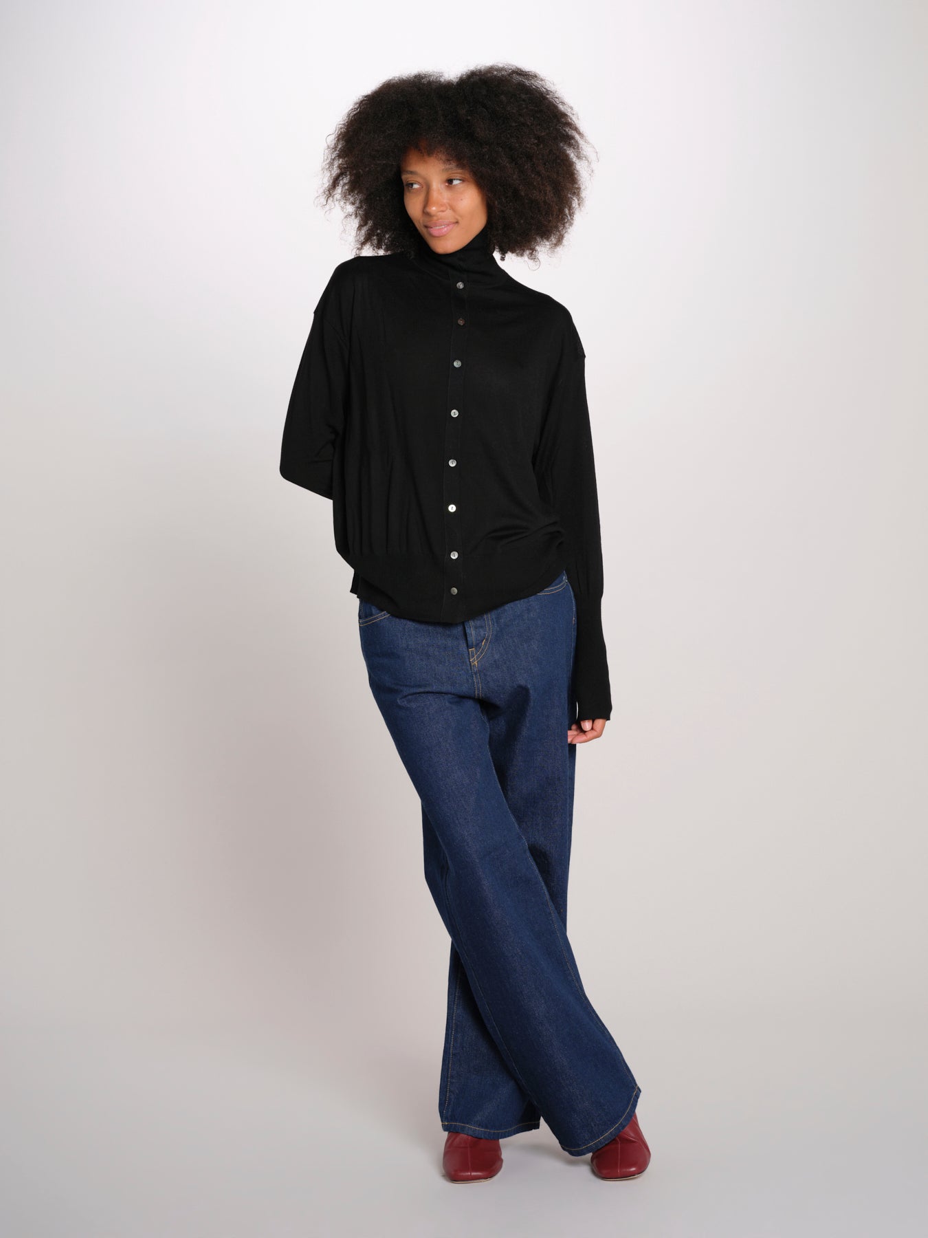 Camicia over collo alto rasato MIL LAU20BIS E14035 milaura 
