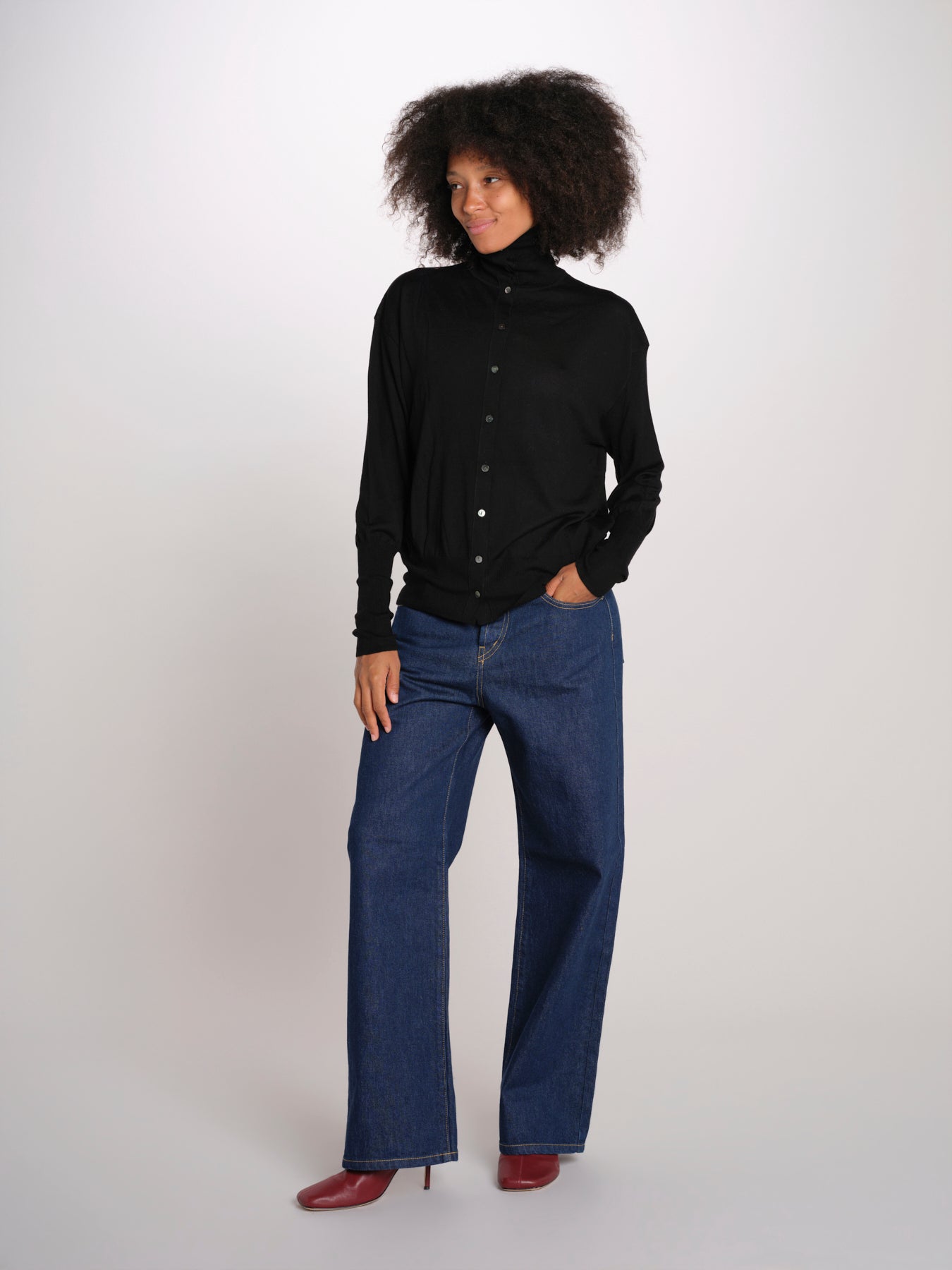 Camicia over collo alto rasato MIL LAU20BIS E14035 milaura 
