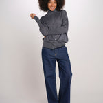 Camicia over collo alto rasato MIL LAU20BIS E14038 milaura 