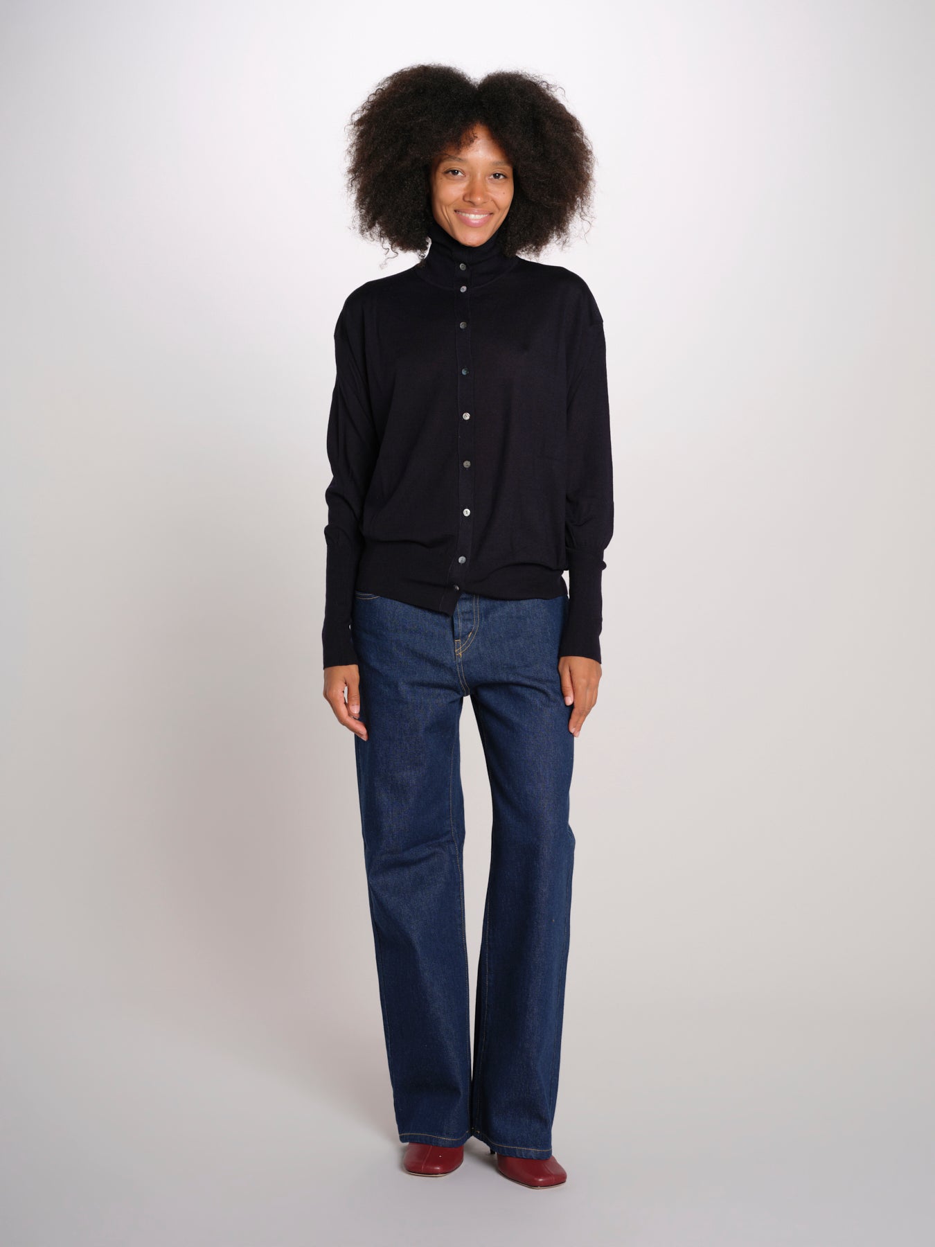 Camicia over collo alto rasato MIL LAU20BIS E21213 milaura 