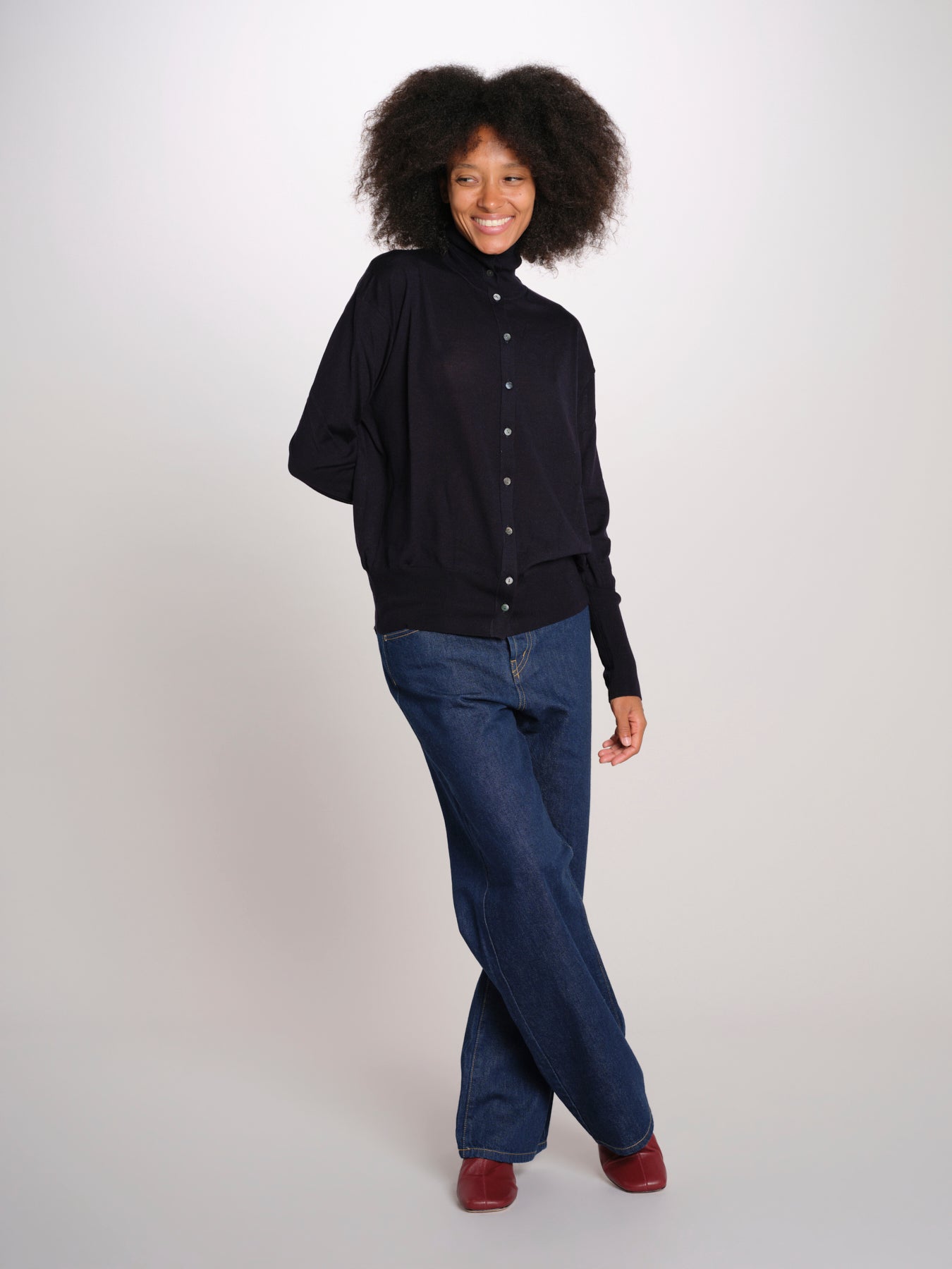 Camicia over collo alto rasato MIL LAU20BIS E21213 milaura 