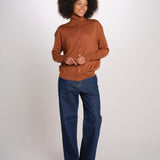 Camicia over collo alto rasato MIL LAU20BIS E21232 milaura 
