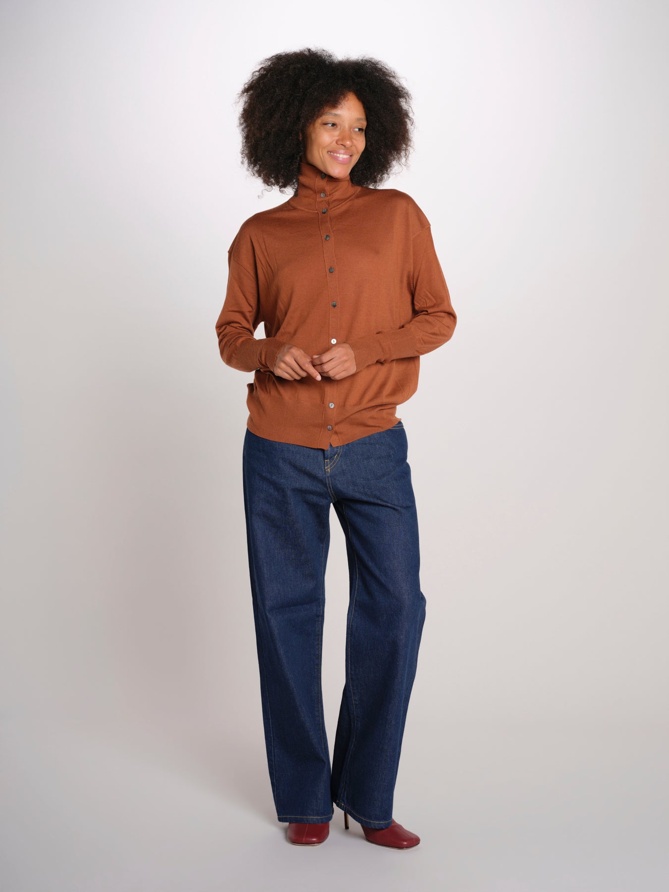 Camicia over collo alto rasato MIL LAU20BIS E21232 milaura 