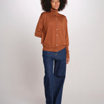 Camicia over collo alto rasato MIL LAU20BIS E21232 milaura 