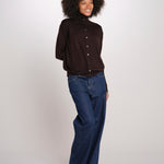 Camicia over collo alto rasato MIL LAU20BIS E25319 milaura 