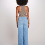 THE HUSTLER ROLLER denim palazzo 10507-1351 ROO mother 
