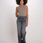 THE HUSTLER ROLLER denim palazzo 10507-515 OTA mother 