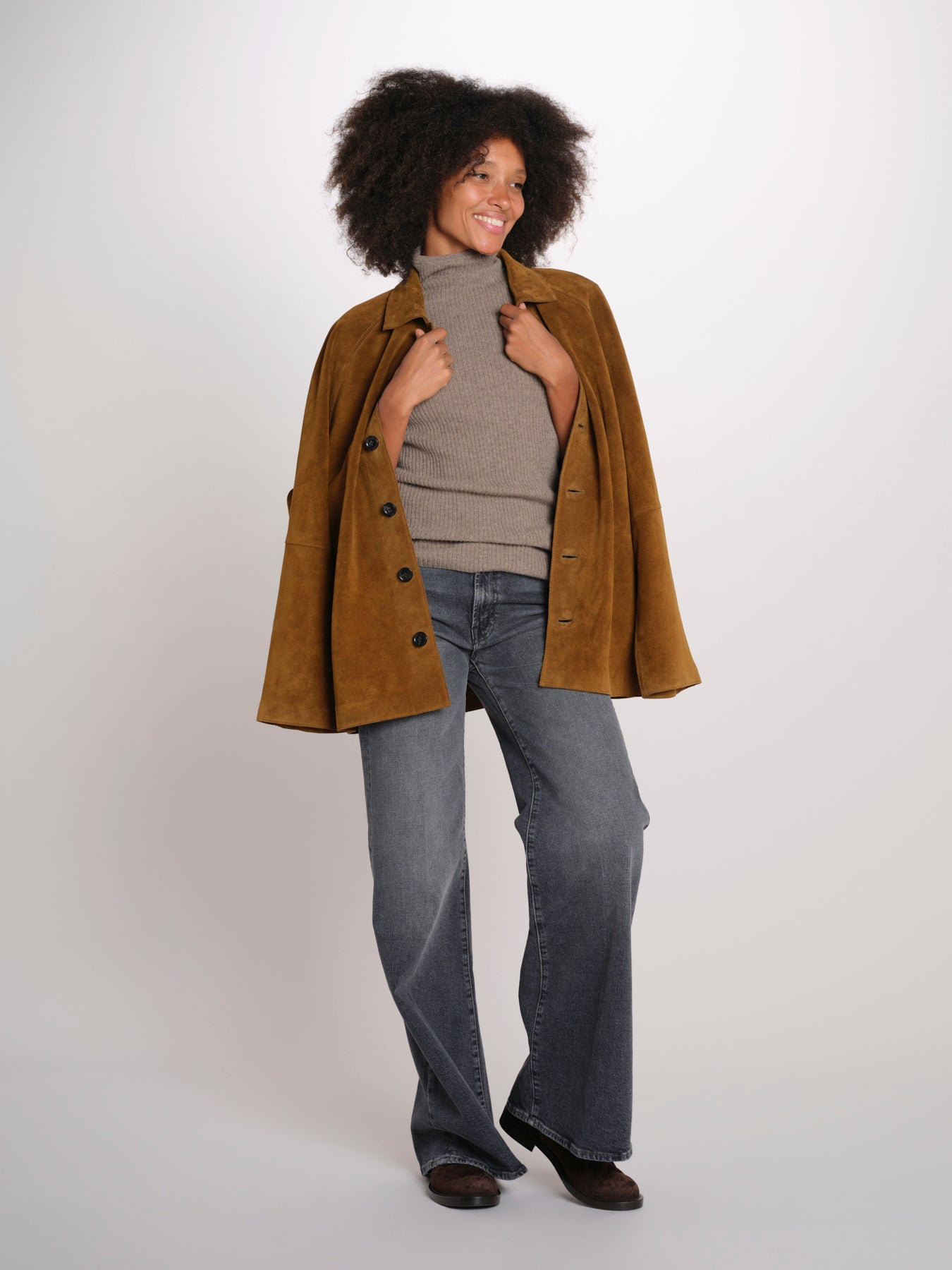 THE HUSTLER ROLLER denim palazzo 10507-515 OTA mother 