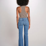 THE JINX denim vita bassa dritti 11405-1409 HRL mother 