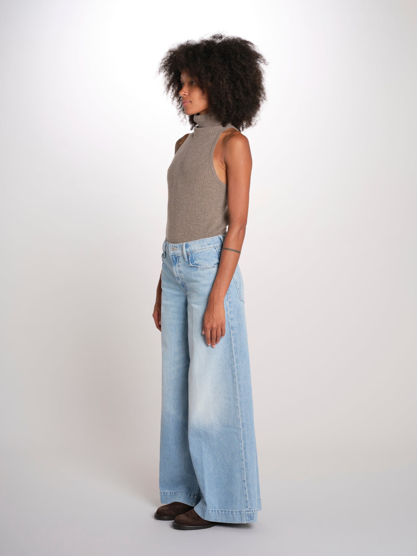 THE HEADLINER denim palazzo 12328-1085 HDR mother 