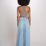 THE HEADLINER denim palazzo 12328-1085 HDR mother 