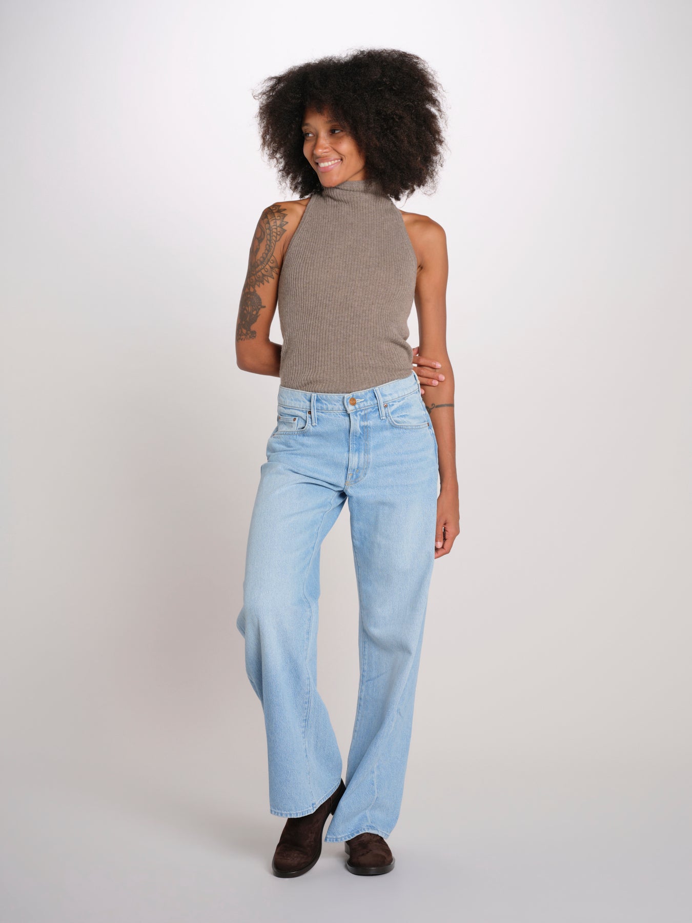 THE WHIP denim baloon senza cuciture 12638-1321 MUH mother 
