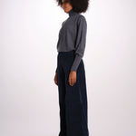 LIV pantalone velluto liscio over con elastico LIV DYED XV03 040 ps don't forget me 