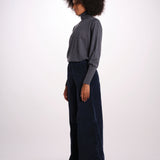 LIV pantalone velluto liscio over con elastico LIV DYED XV03 040 ps don't forget me 