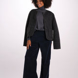 LIV pantalone velluto liscio over con elastico LIV DYED XV03 040 ps don't forget me 