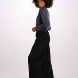 LIV pantalone velluto liscio over con elastico LIV DYED XV03 099 ps don't forget me 