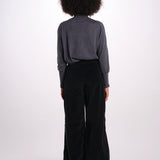 LIV pantalone velluto liscio over con elastico LIV DYED XV03 099 ps don't forget me 
