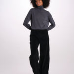 LIV pantalone velluto liscio over con elastico LIV DYED XV03 099 ps don't forget me 