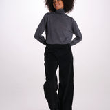 LIV pantalone velluto liscio over con elastico LIV DYED XV03 099 ps don't forget me 