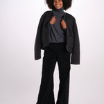 LIV pantalone velluto liscio over con elastico LIV DYED XV03 099 ps don't forget me 