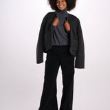 LIV pantalone velluto liscio over con elastico LIV DYED XV03 099 ps don't forget me 