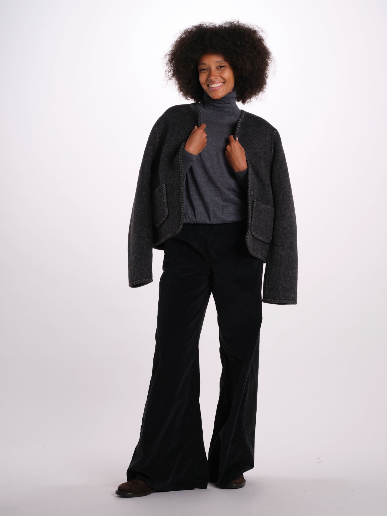 LIV pantalone velluto liscio over con elastico LIV DYED XV03 099 ps don't forget me 