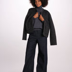 LIV denim over con elastico LIV RINSE XJB01 NAVY ps don't forget me 