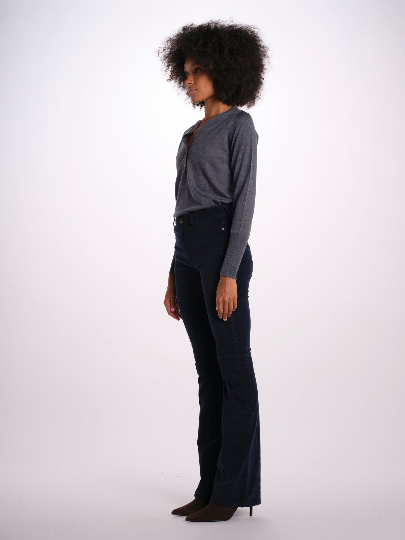 MONICA denim velluto liscio skinny MONICA DYED XV03 040 ps don't forget me 