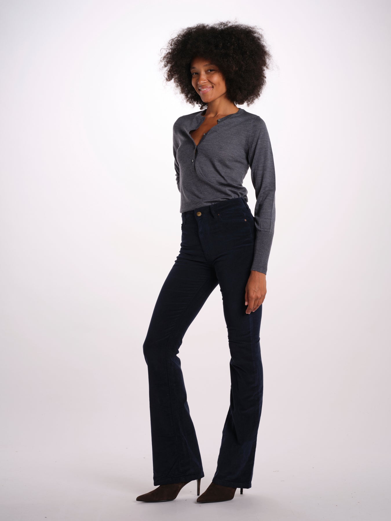 MONICA denim velluto liscio skinny MONICA DYED XV03 040 ps don't forget me 