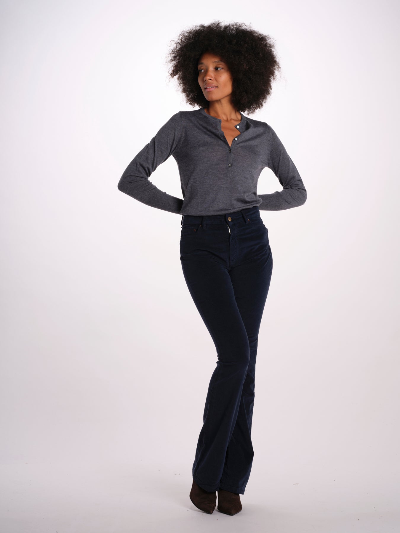 MONICA denim velluto liscio skinny MONICA DYED XV03 040 ps don't forget me 