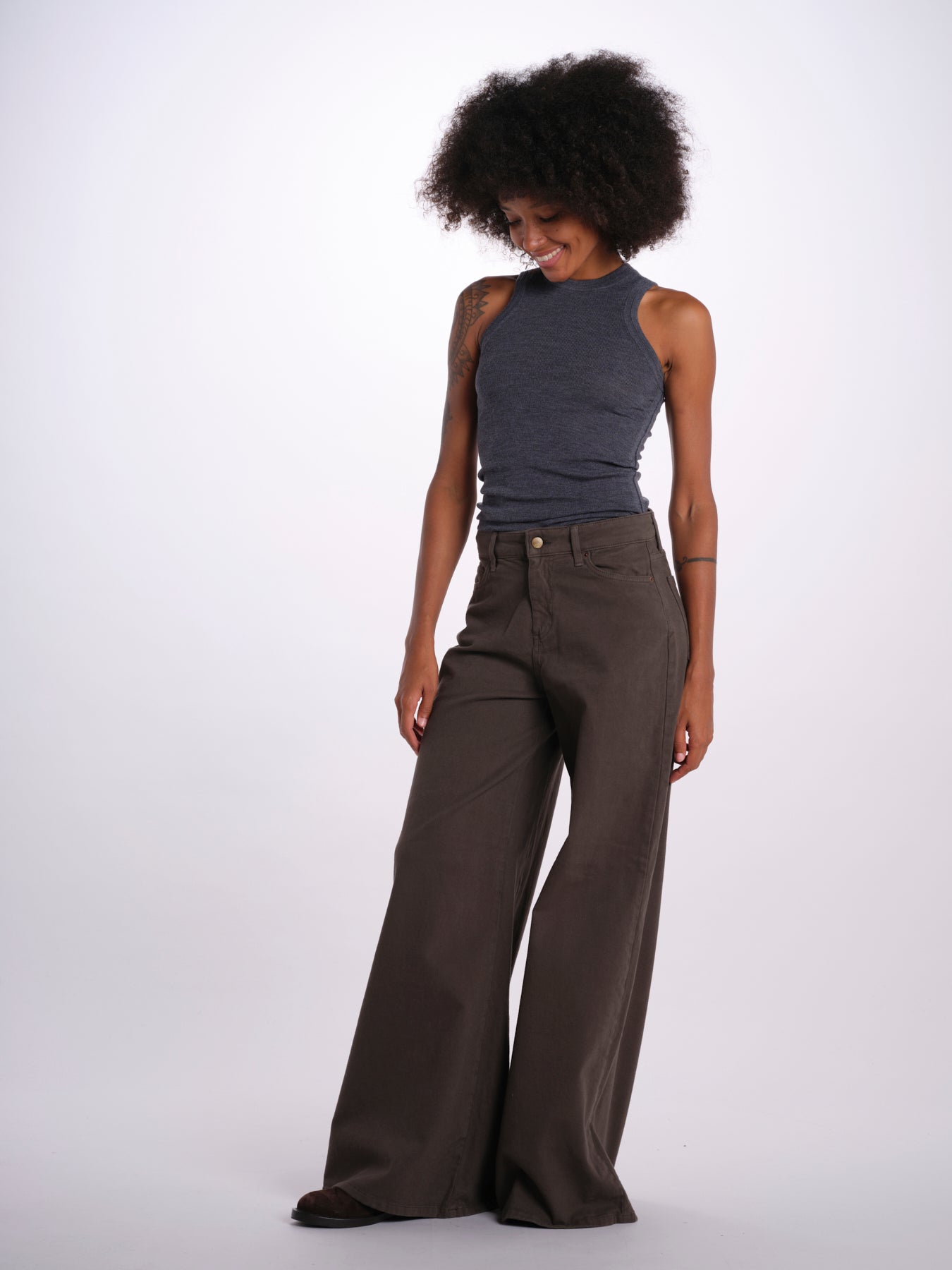SERENA pantalone over canvas SERENA DYED XG03 133 ps don't forget me 