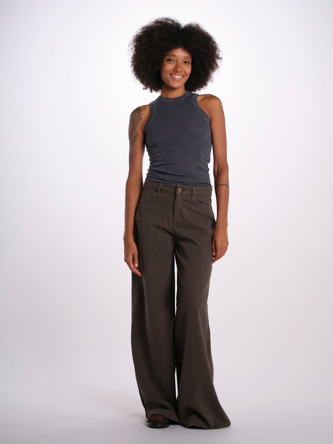 SERENA pantalone over canvas SERENA DYED XG03 133 ps don't forget me 