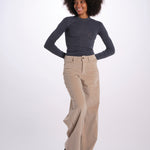 SERENA pantalone over velluto 2000 righe SERENA DYED XV01 084 ps don't forget me 
