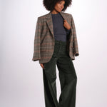SERENA pantalone over velluto 2000 righe SERENA DYED XV01 131 ps don't forget me 