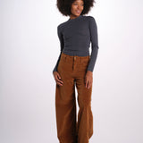 SERENA pantalone over velluto 2000 righe SERENA DYED XV01 190 ps don't forget me 