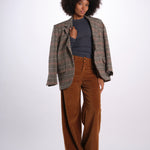 SERENA pantalone over velluto 2000 righe SERENA DYED XV01 190 ps don't forget me 