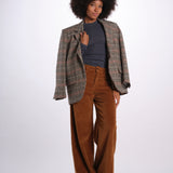 SERENA pantalone over velluto 2000 righe SERENA DYED XV01 190 ps don't forget me 