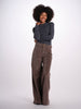 SERENA pantalone over velluto 2000 righe