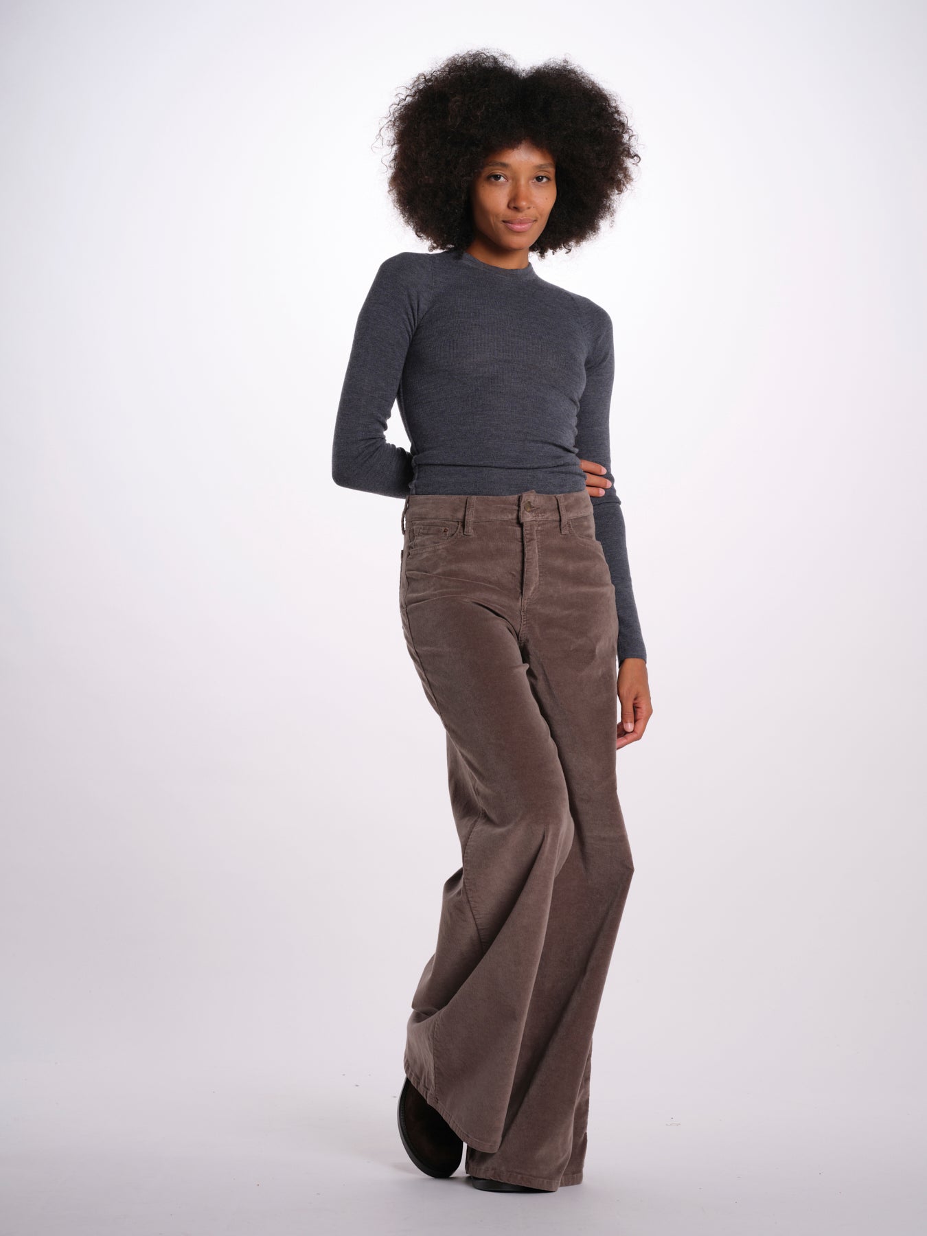 SERENA pantalone over velluto 2000 righe SERENA DYED XV01 194 ps don't forget me 