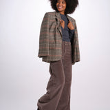 SERENA pantalone over velluto 2000 righe SERENA DYED XV01 194 ps don't forget me 