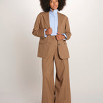 BECKY giacca over tela lana stretch 33087 339 339 quelledue 
