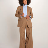 BECKY giacca over tela lana stretch 33087 339 339 quelledue 