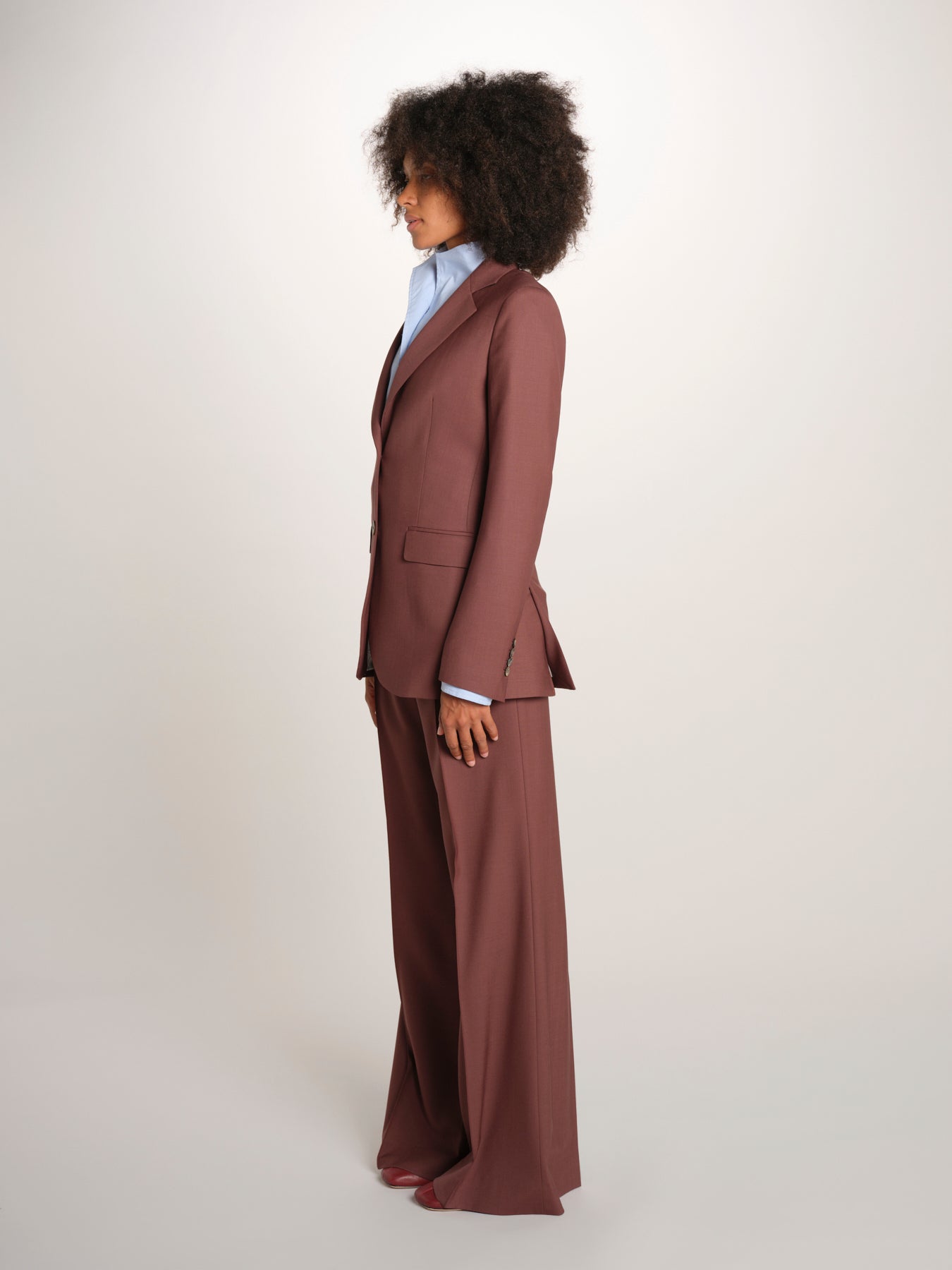 BLANCHE blazer monopetto tela lana leggera 33122 120 78 quelledue 