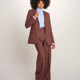 BLANCHE blazer monopetto tela lana leggera 33122 120 78 quelledue 