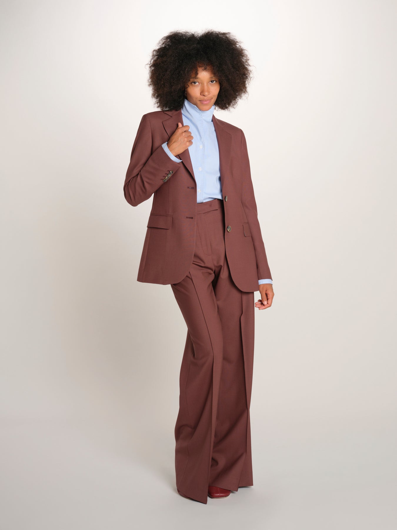 BLANCHE blazer monopetto tela lana leggera 33122 120 78 quelledue 